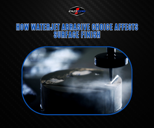 How Waterjet Abrasive Choice Affects Surface Finish?