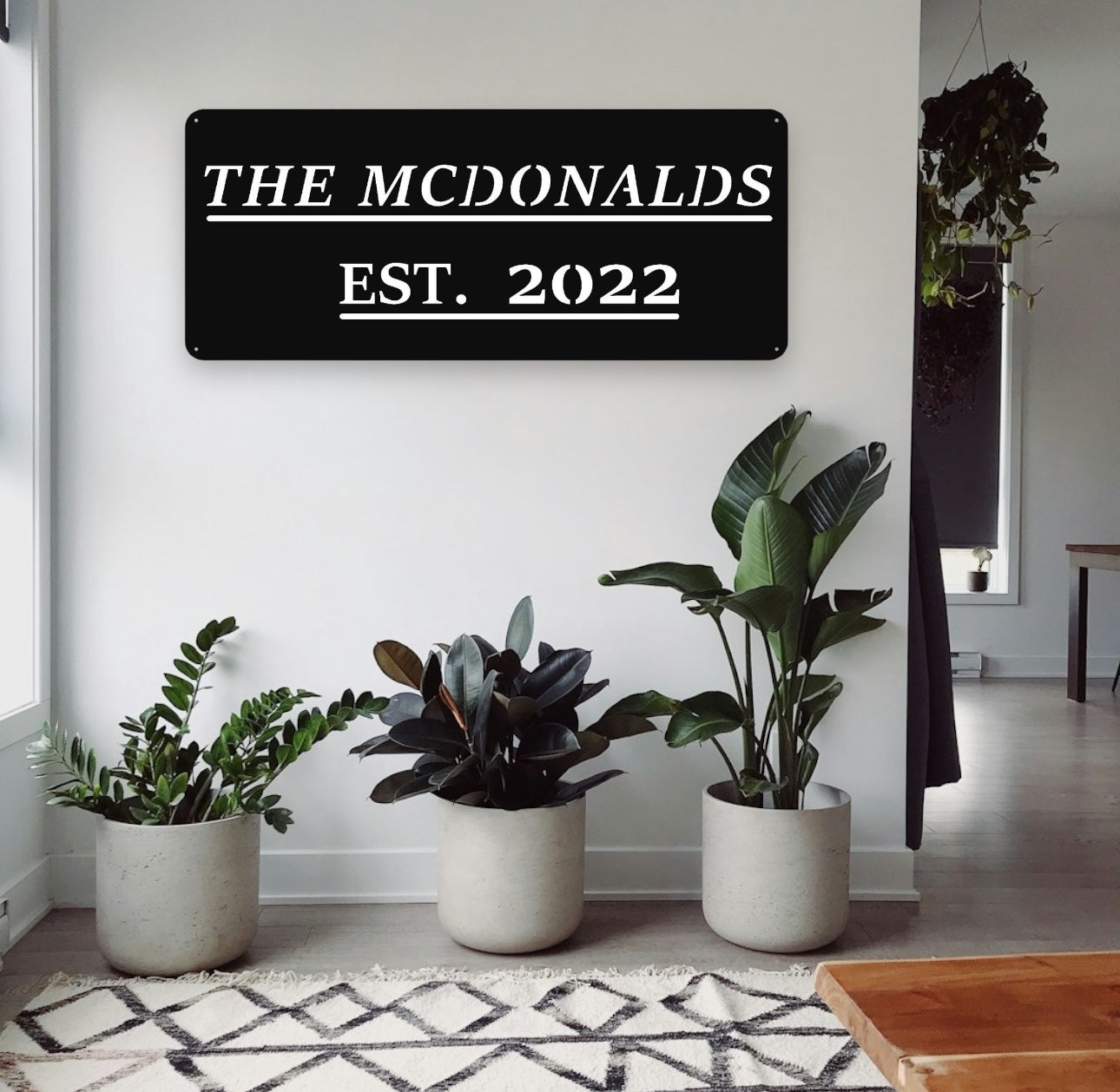 Custom Metal Family Sign