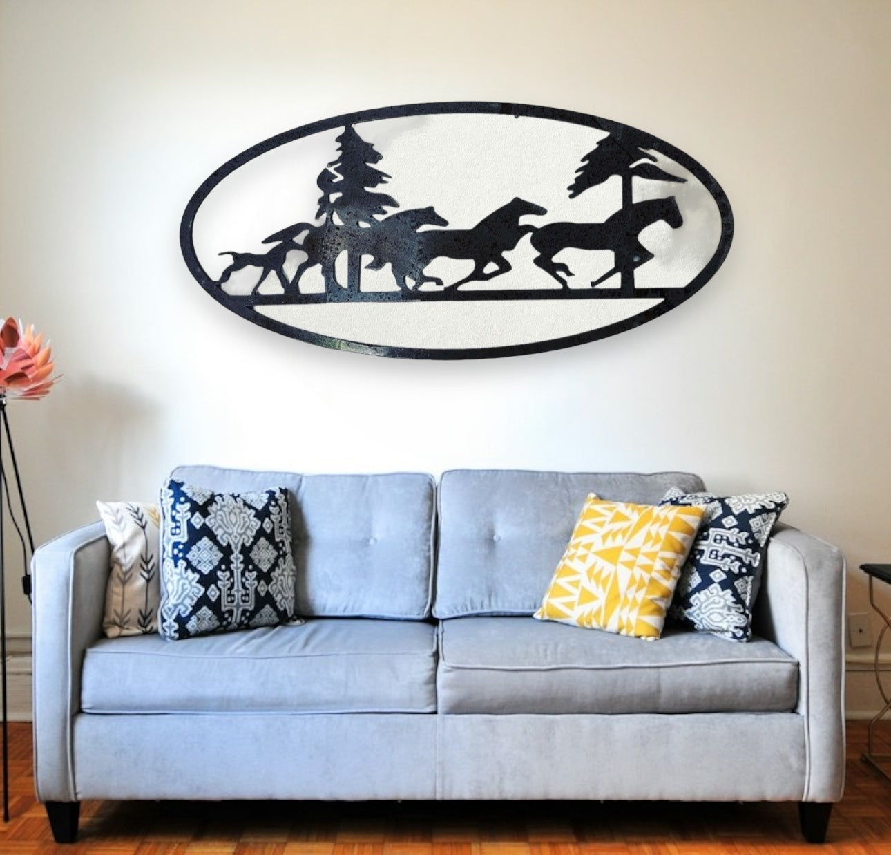 Metal Horse Sign