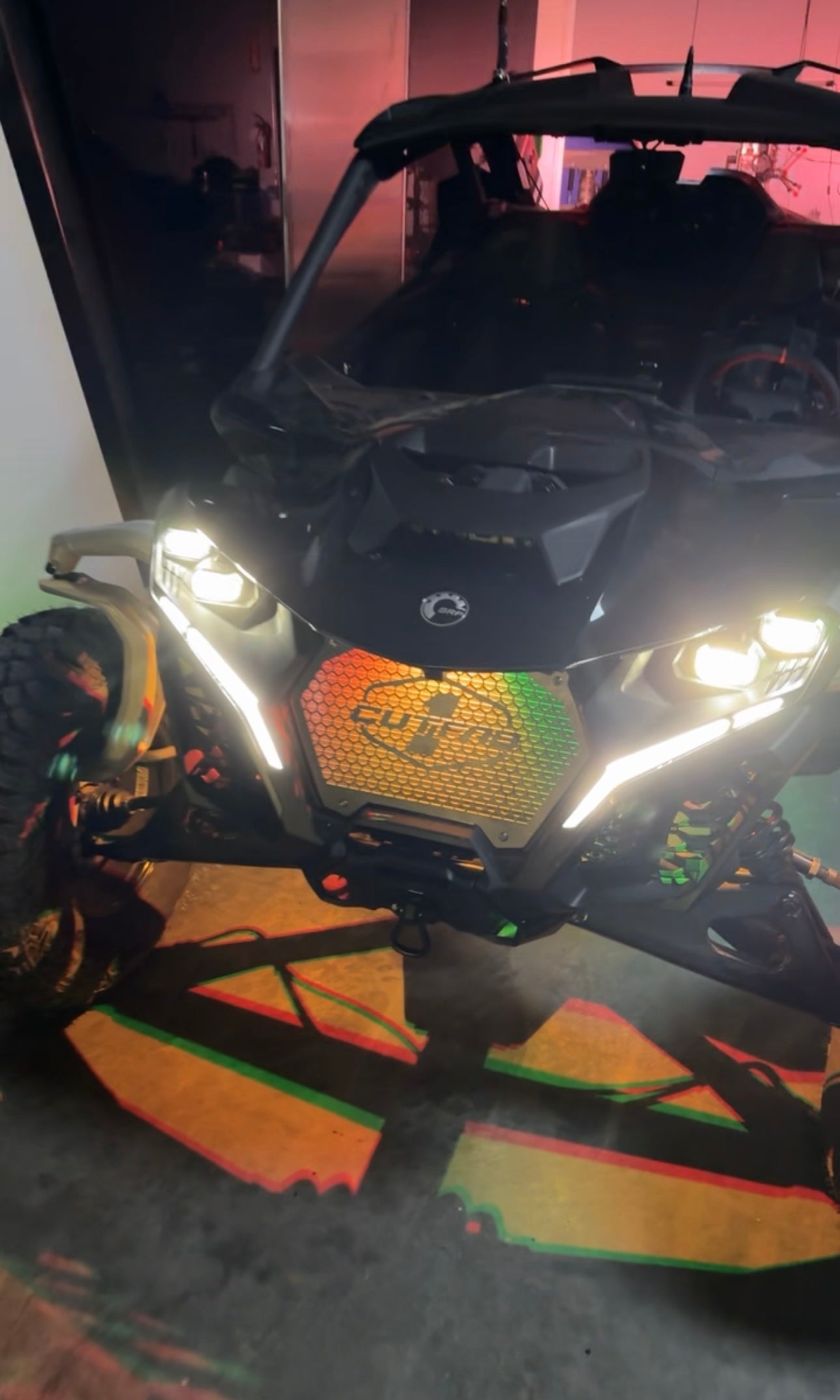 1CUTFAB Maverick R Rock light mount kit