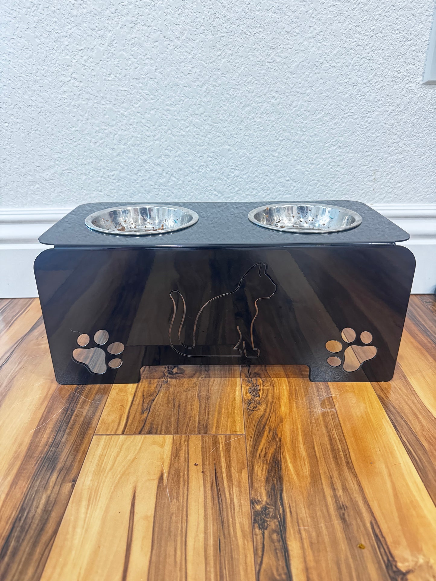 Pet Bowl Stand – Raised Dog or Cat Feeder – Modern Pet Bowl Holder – Handmade Pet Feeding Station – Custom Dog Bowl Stand