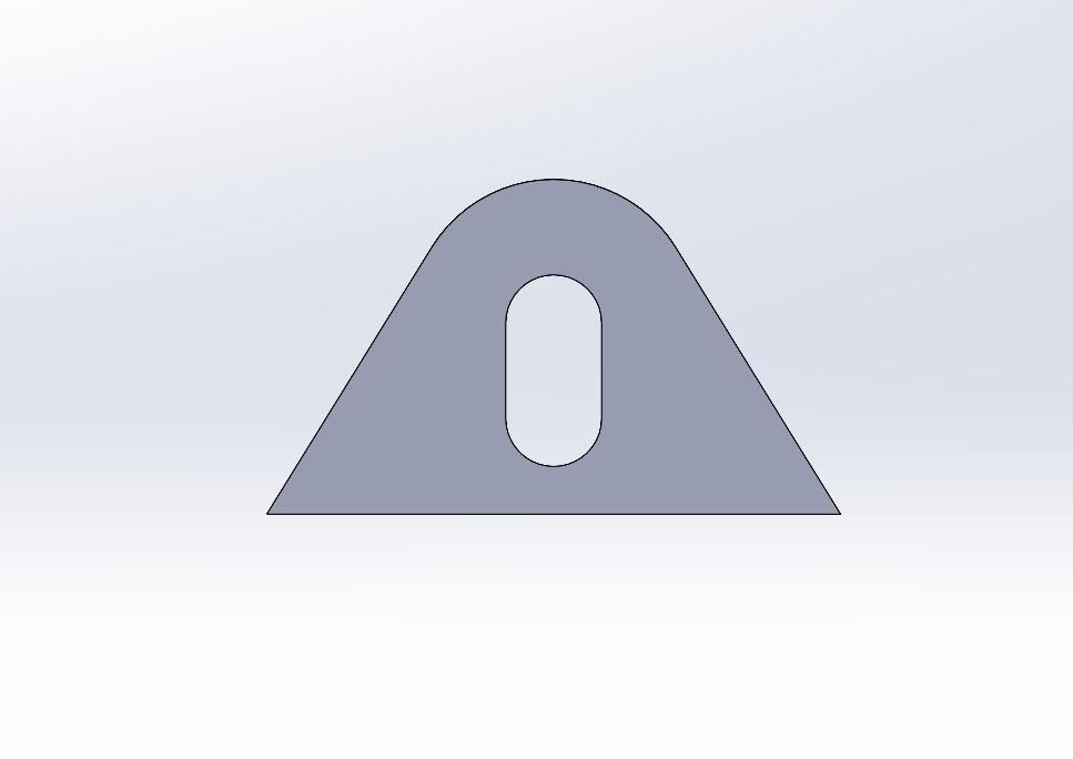 1-3/4"x3" Flat Bottom Tab