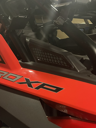 Black coloured Air Intake Cover Outside (Driver side only)