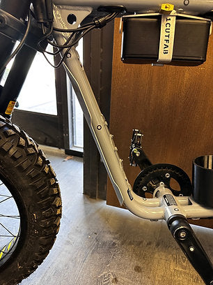 Super 73 Aluminum Skid Plate with side bends