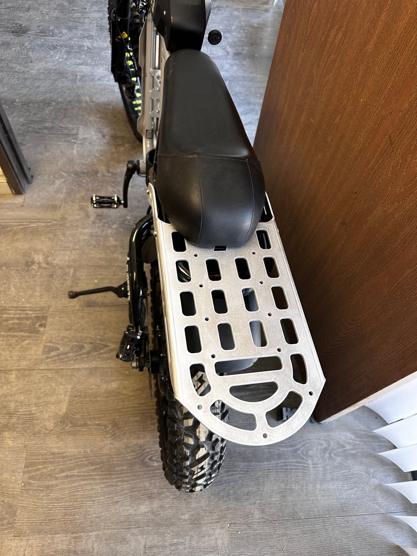 Super 73 R/RX Rear Silver Molle Rack