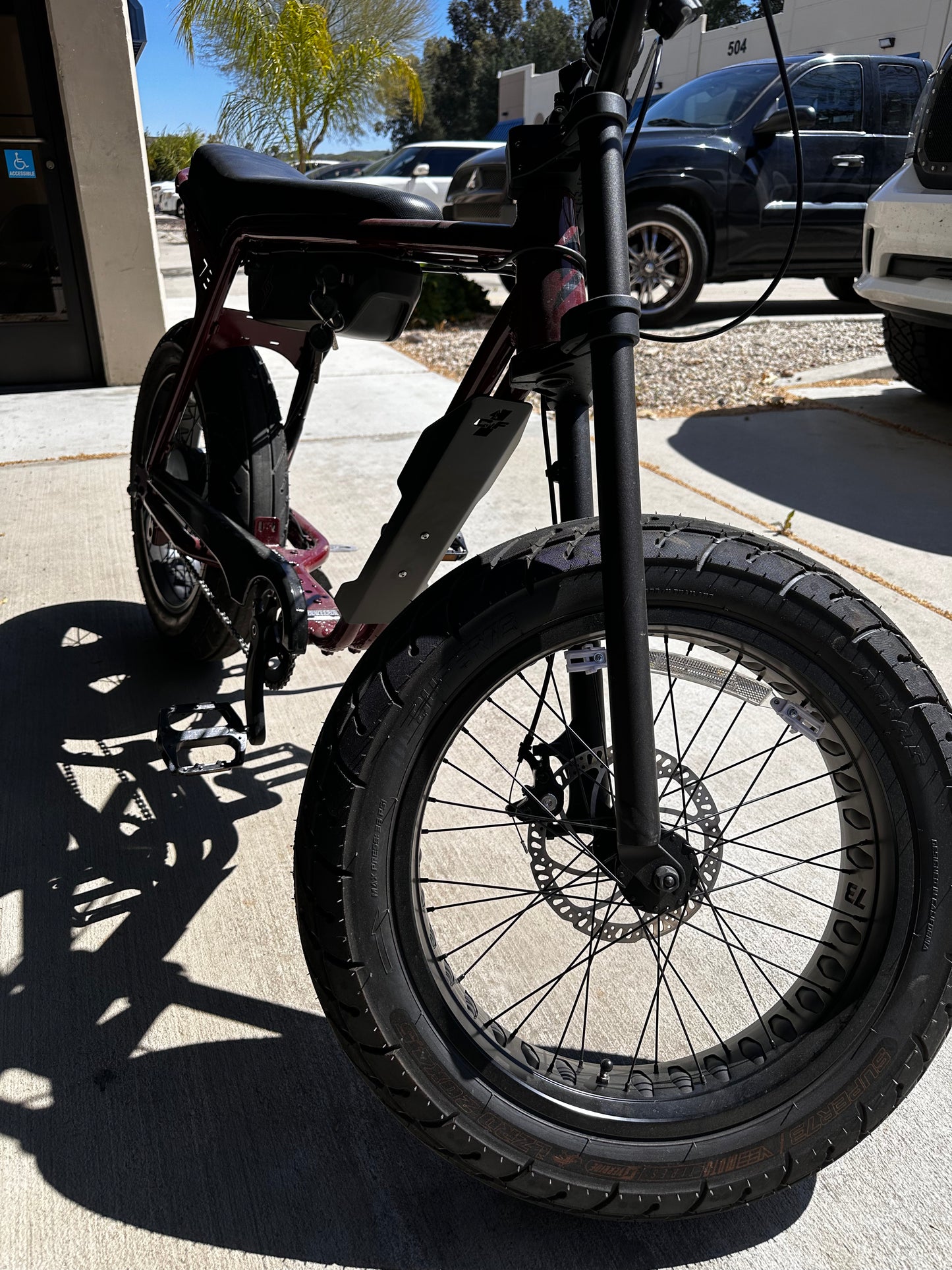 Super 73 Aluminum Skid Plate with side bends