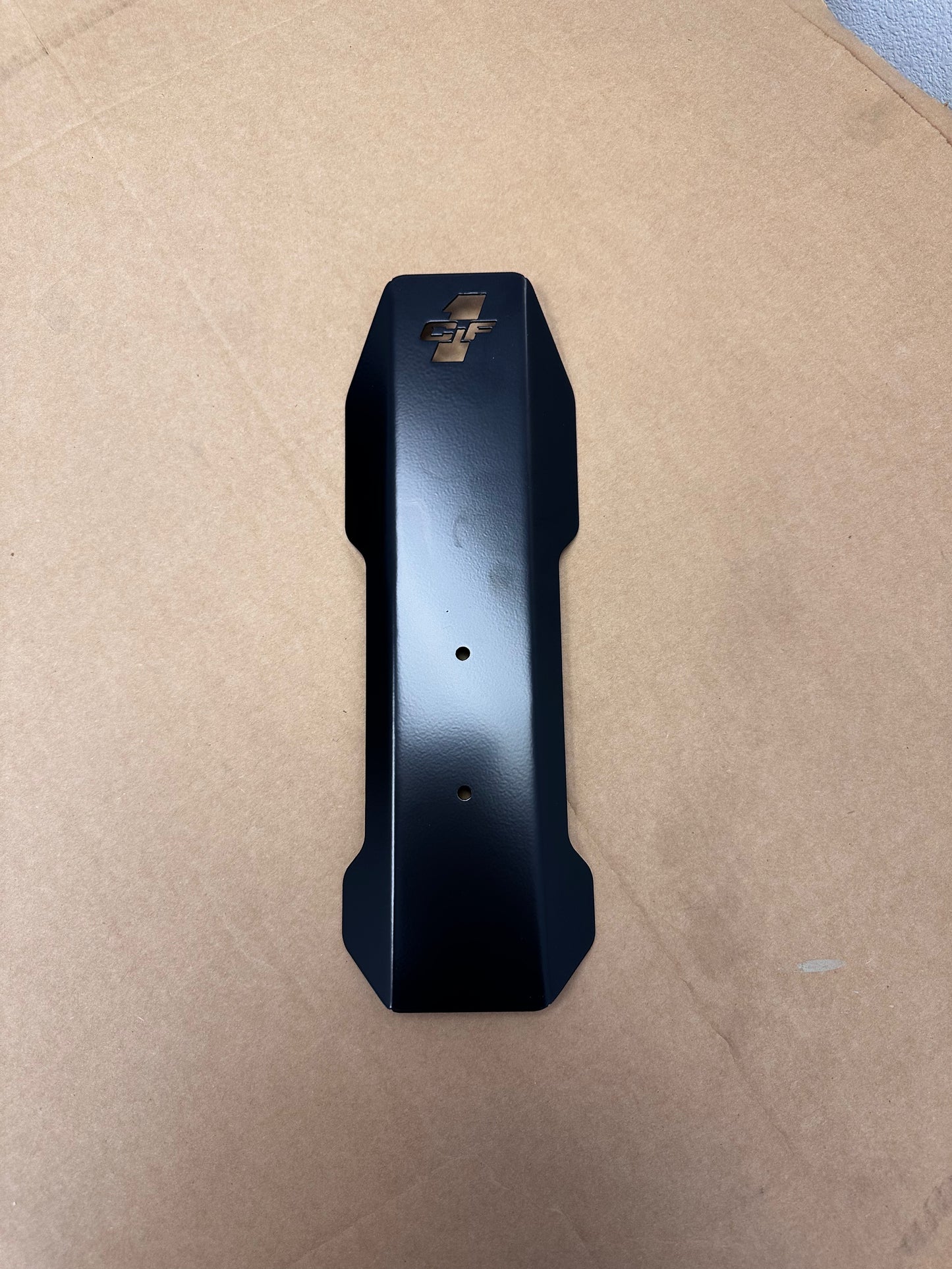 Black Aluminum Skid Plate