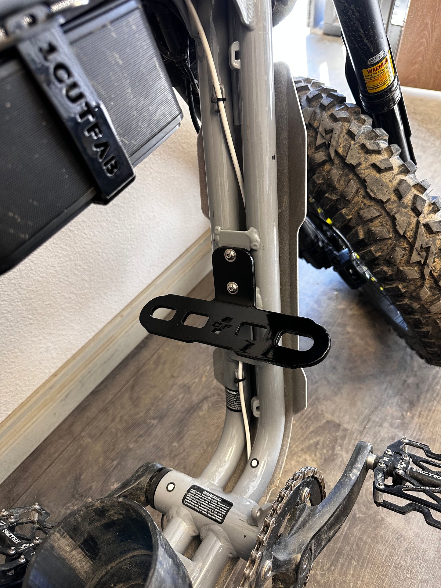 Super 73 Black Foot Pegs