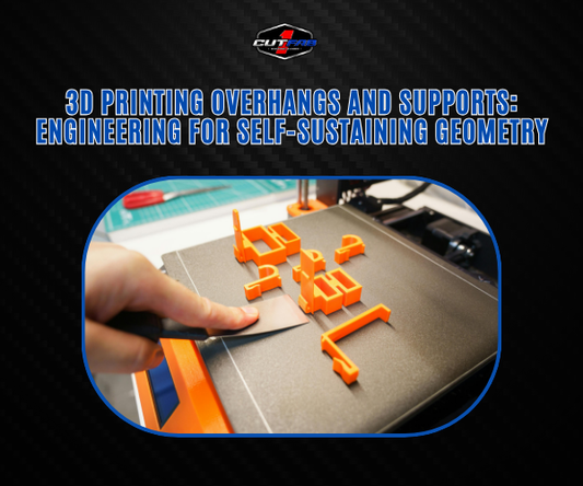 3D Printing Overhangs and Supports: Engineering for Self-Sustaining Geometry!
