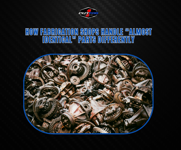 How Fabrication Shops Handle “Almost Identical” Parts Differently