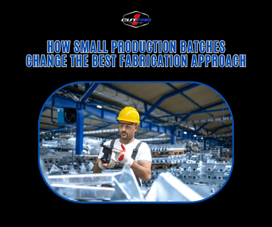 How Small Production Batches Change the Best Fabrication Approach?