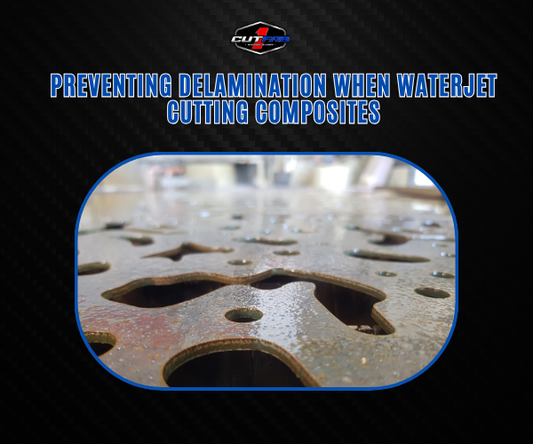 Preventing Delamination When Waterjet Cutting Composites!