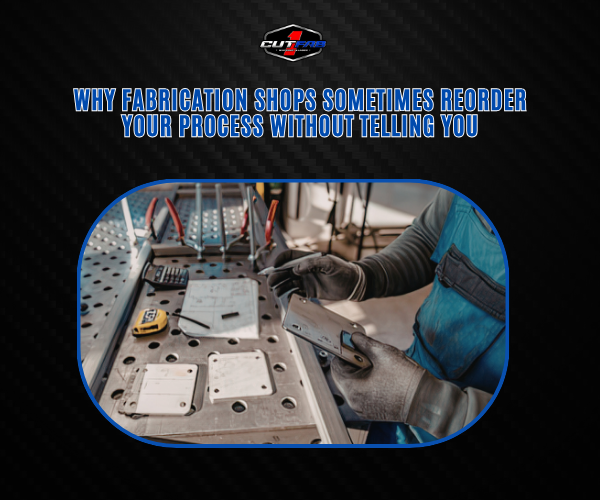 Why Fabrication Shops Sometimes Reorder Your Process Without Telling You?