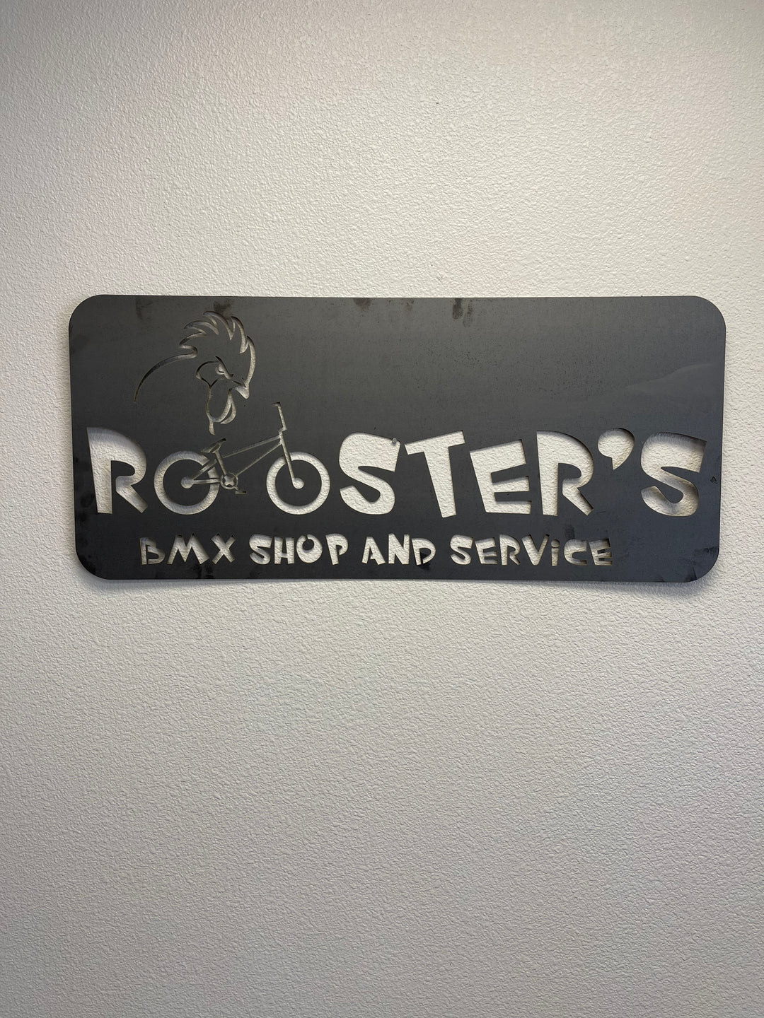 Rooster's Brand Plate