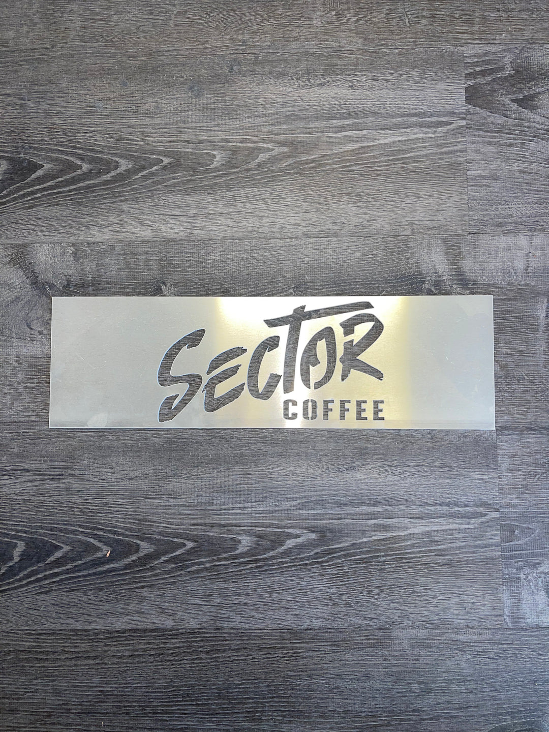 Sector Coffee Brand Plate