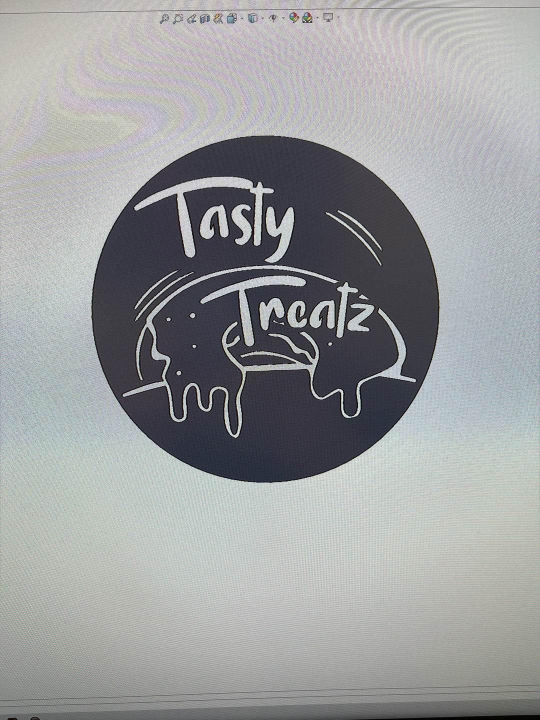 Tasty Treatz Brand Plate