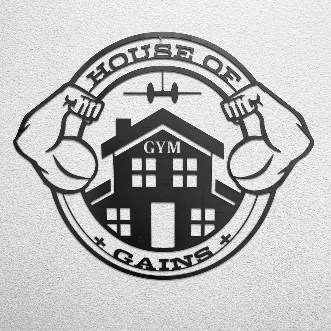 House of Gym Sign