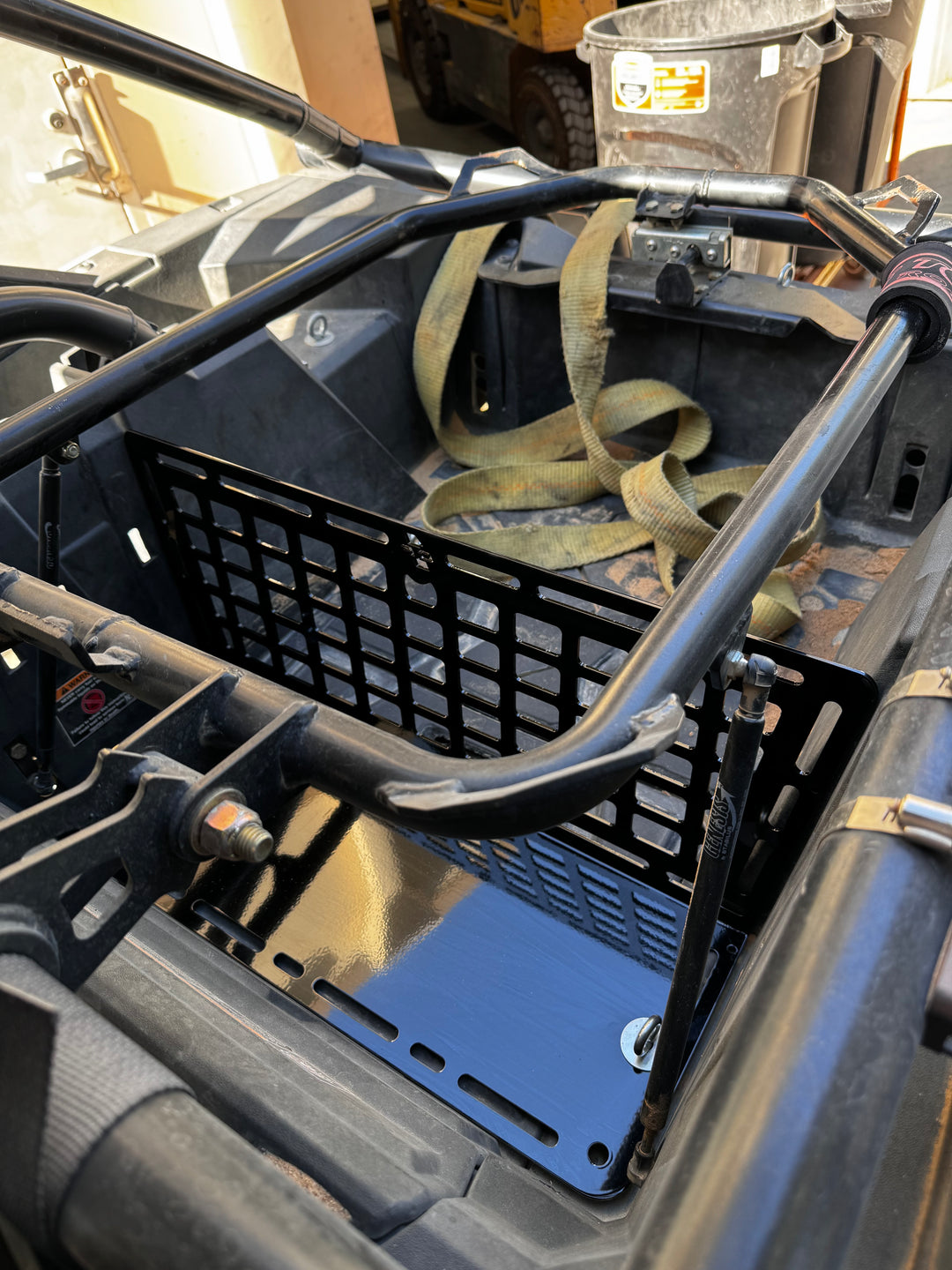 Rzr Turbo Black Bed Separator Molle Panel