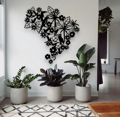 Floral Bird Sign