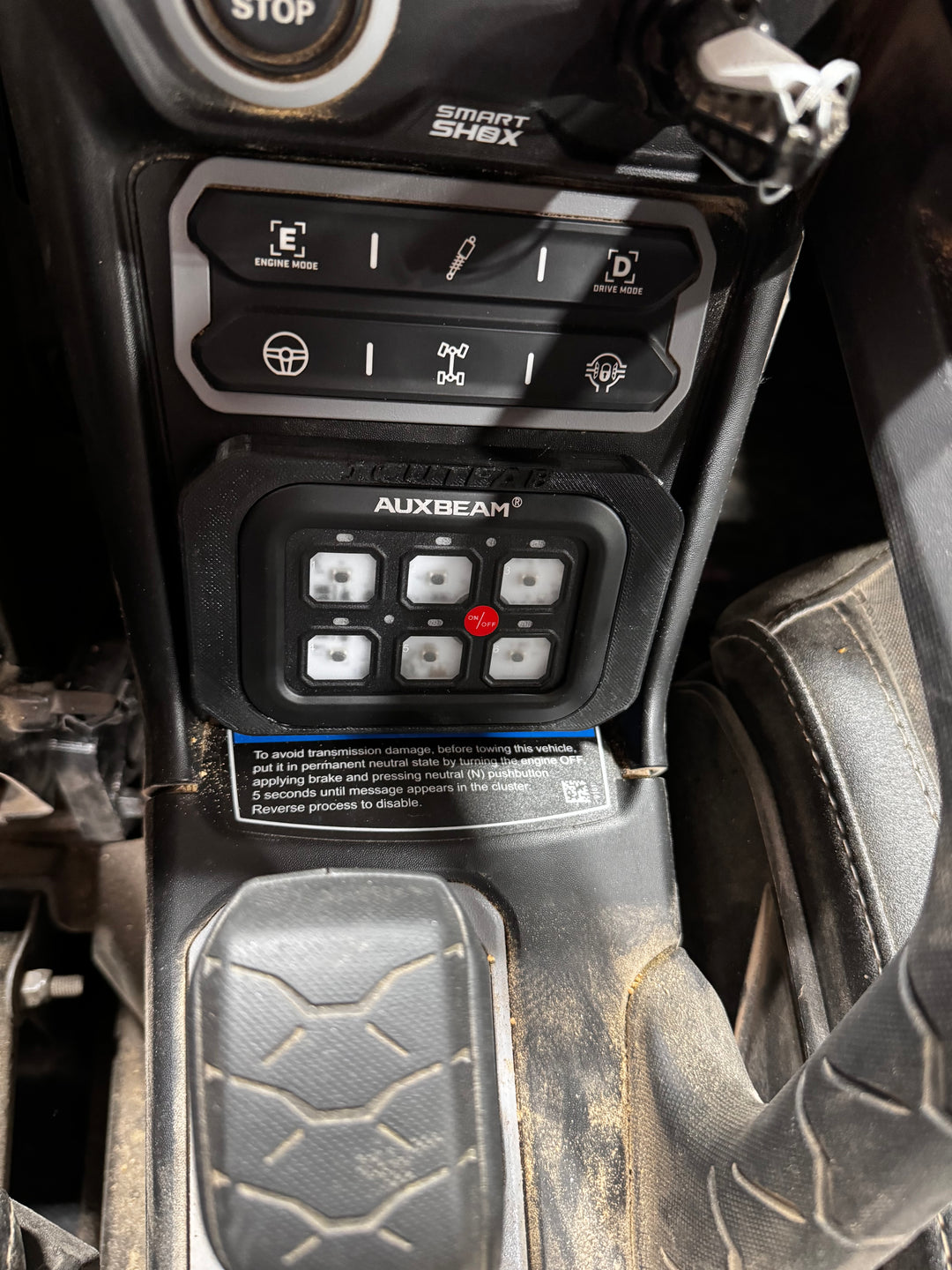 1CUTFAB Maverick R AuxBeam 6 Mount