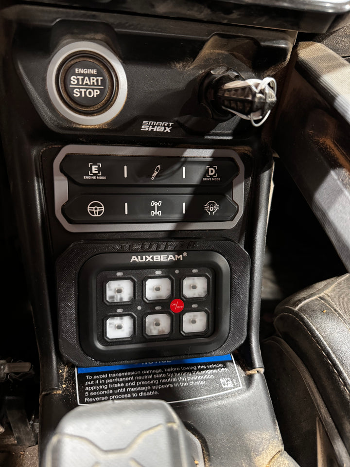 1CUTFAB Maverick R AuxBeam 6 Mount