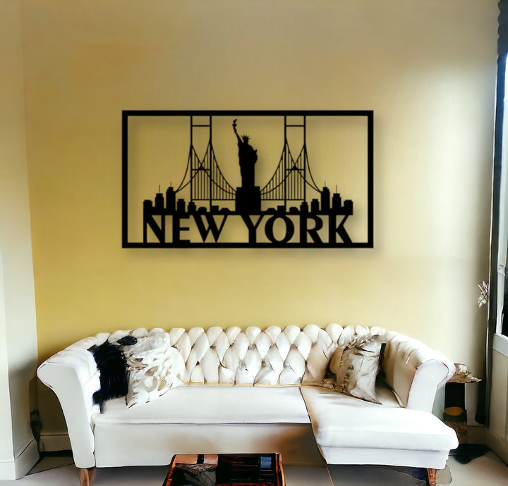 Statue Of Liberty Metal Sign