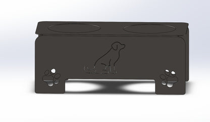 Pet Bowl Stand – Raised Dog or Cat Feeder – Modern Pet Bowl Holder – Handmade Pet Feeding Station – Custom Dog Bowl Stand