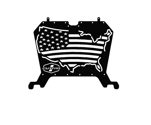 RZR Turbo American flag Grills