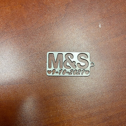 M & S Keychain