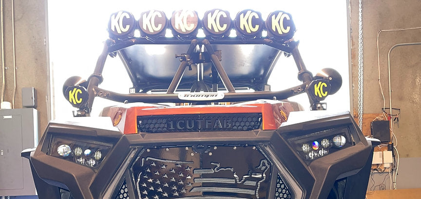 RZR Turbo Hood Scoop Grill ( 1 Cutfab )