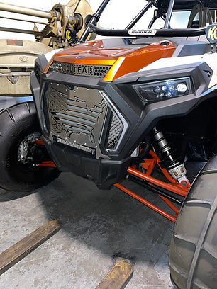 RZR Turbo Grills with or without lightbar mount